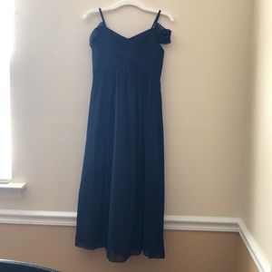 Navy junior bridesmaid / formal dress